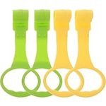 Kisangel Newborn Boy Toys Portable Cribs 4Pcs Baby Crib Rings Baby Stand up Rings Toddler Walking Assistant for Toddler Kids Children Walking Training Tool Baby Gym Toys Newborn Toys