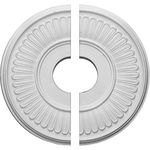 15 3/4"OD x 3 7/8"ID x 3/4"P Berkshire Ceiling Medallion, Two Piece (Fits Canopies up to 7")