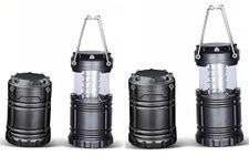 ADEPTNA 2 Pack Camping Lanterns Lightweight Emergency 30 Cob Led Collapsible Tent Fishing Festivals - Water Resistant Plastic and Long-Time Durability