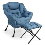 Giantex Lazy Chair with Ottoman, Ac
