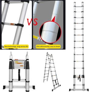 5M Telescoping Ladder – 330lb Capacity, Portable Extension Ladder