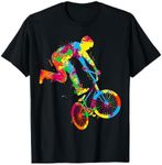 BMX Bike Stunt Rider Boys Children T-Shirt