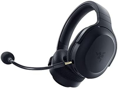 Razer Barracuda X - Wireless Multi-platform Gaming and Mobile Headset (SmartSwitch Dual Wireless, Ergonomic Design, TriForce 40 mm, Cardioid Mic, On-Headset Controls, 50h Battery USB-C) Black