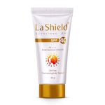 La Shield SPF 40 PA+++ Mineral Sunscreen Gel | Superior Matte Finish | Oil-free | Lightweight | No white cast | For Acne Prone, Oily or sensitive skin |Dermatologist Prescribed | 50g