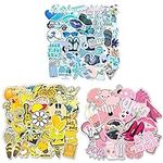 Stickers for Water Bottles, 150 Pcs Aesthetic Stickers for Laptop Skateboard, Waterproof Cool Cute Sticker for Suitcase, Guitar, Hat 3 Style