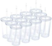 12 Pack Clear Insulated Tumblers, P