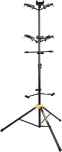 Hercules GS526BPLUS Auto Grip 6 Guitar Stand,Black