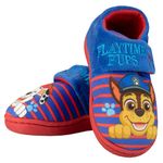 Paw Patrol Boys Slippers Chase Blue 10