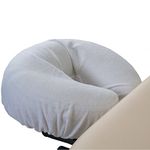 EARTHLITE Professional Flannel Face Pillow Covers – Machine Washable, 100% Cotton / Fits Massage Table & Massage Chair Cushions,White(2pack)