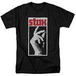 Epsion Trevco Men's STAX Distressed T-Shirt Black