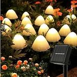 HULPPRE Mushroom Solar Lights-Set o