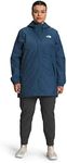 THE NORTH FACE Women's Plus Antora Waterproof Parka, Shady Blue, Medium