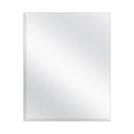 MCS Frameless Wall Mirror with 1 inch Bevel, 24x30 inch