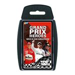 Top Trumps Grand Prix Heroes Classic Card Game, learn facts about racing drivers including Sebastian Vettel, Lewis Hamilton and Daniel Ricciardo, gift and toy for boys and girls aged 6 plus