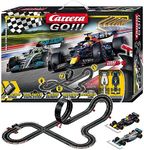 Carrera Go!!! Max Performance | Formula 1 Race Track Set | Max Verstappen vs Louis Hamilton | 2 Slot Cars Including 2 Hand Regulators with Turbo Button | Includes Looping, Crossing, Fly-Over and Lap