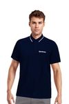 Reebok Men's Navy Polo T Shirt |Casuals | Essential Cotton Polo | Polo/Collar | Regular FIT | Half Sleeve | 100% Cotton