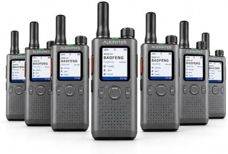 Lifetime Free Global Walkie Talkies Long Range, POC-AT1, 4G LTE Unlimited Range POC Two-Way Radios with APP, Rechargeable Walkie Talkies, Support User Self-Group Creation (7, Grey)