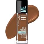 Maybelline New York Fit Me Matte Plus Pore Less Oil Full Coverage Foundation For Oily Skin, Deep Golden, 1 Fluid Ounce, Pack Of 1