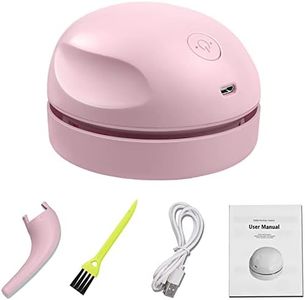 prowithlin Portable Desktop Vacuum Cleaner, USB Charging, Pink, Best for Cleaning Dust, Crumbs, Piano, Computer, Car etc.