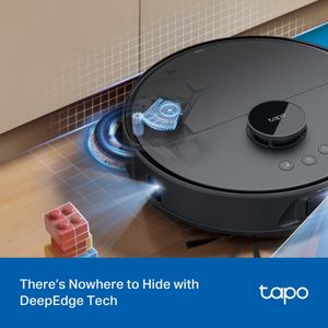 Tapo RV50 Pro Omni Robot Vacuum Cleaner with Mop – 15000Pa Suction, All-in-One Dock, Dual-Laser, Alexa