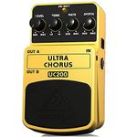 Behringer ULTRA CHORUS UC200 Ultimate Stereo Chorus Effects Pedal,Yellow