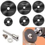 6 Pcs Rotary Drill Saw Blades, Stee