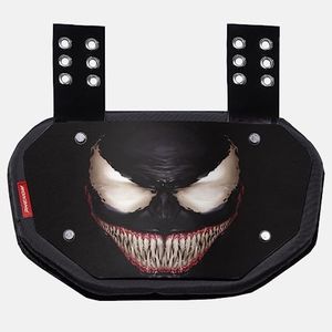 Phenom Elite Villain Football Back Plate – Black | Lightweight Impact-Resistant Lower Back Protector for Shoulder Pads | Adult & Youth