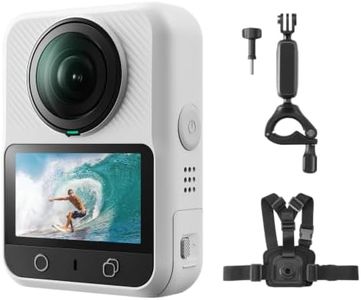 Xtra 360 Camera, 8K Panoramic Video, 1-Inch Sensor Equivalent, 100MP High Resolution, Waterproof Action Camera, 105GB Built-in Storage, Bullet Time, Broad Compatibility, Vlog