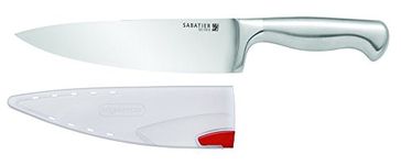 Sabatier 5171943 Stainless Steel Hollow Handle Chef Knife with EdgeKeeper Self-Sharpening Sleeve, 8-Inch