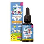 Natures Aid Vitamin D3 Mini Drops for Infants and Children, Sugar Free, 50ml