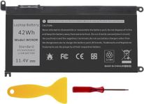 WDX0R 42WH Laptop Battery Replacement for Dell Inspiron 13 15 5000 7000 Series 5570 7579 7378 5567 7573 5565 5379 5378 Latitude 3490 3590 3340 3400 3390 3500 3190 5468 5568 P69G 3CRH3 WDXOR 11.4V