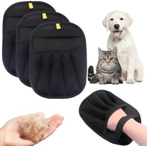 YAUNJI Pet Hair Remover Gloves for Cats Dogs, 2026 New Reusable Gloves Pet Hair for Home Pet Hair Removal, Pet Grooming Glove Tool for Car Seat Couch Furniture Carpet (3)