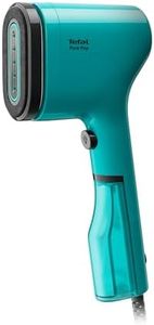Tefal Pure Pop Garment steamer / 1300W Power/Versatile Reversible Pad / 2m Long Cable/Up to 20g per Minute Steam, 15-Second Heat-Up / 70ml Water Capacity/Detachable Water Tank/Green