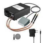 DeWire 8000W Professional Portable Spot Welder Machine, Dual Pulse Technology with Digital Display & Foot Pedal for 18650/21650 Battery Pack Welding [0.1-0.3MM Nickel Strip],Rechargable and Portable