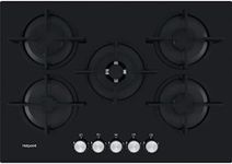 Hotpoint Gas On Glass HGS 72S BK Ho
