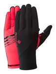 RONHILL Running, Wind-Block Glove, Black/Hot Pink, S