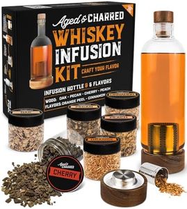 Whiskey Making Kit Complete - Craft Your Own Flavor of Whiskey - Bourbon Gifts for Men - Whiskey Infusion Kit - Whisky Gifts for Men Unique - Gifts for Husband Birthday Unique
