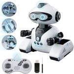 Winthai Robots Toys for Kids, 2.4Ghz Remote Control Robot Toys with Music and LED Eyes for Boys/Girls, RC Toys for 3-12 Year Toddler Children Teen Toy for Chritmas Birthday Festival