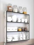 VARS DECOR Kitchen Racks and Shelves for storagekitchen Racks and Shelves for Storage Wall Mounted Kitchen Racks and Shelves for Storage Wooden