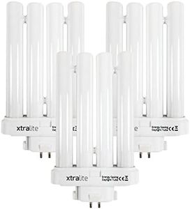 3 Pack Xtralite 27w Daylight Replacement Bulb for High Vision Reading Lamps, 4 Pin GX10Q-4 Quad Tube (6500k)