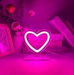 MHneonsign Pink Love Heart Neon Sig