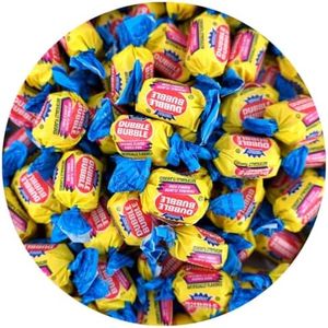 Dubble Bubble Original Gum - 2 Pound Bulk Bag (Approx. 140 Pieces) - Individually Wrapped Gum - The Hampton Popcorn & Candy Company (Original - Pink Gum)