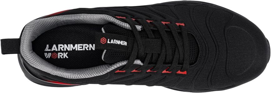LARNMERN Steel Toe Safety Trainers, Men’s Work Shoes, Size 10 UK