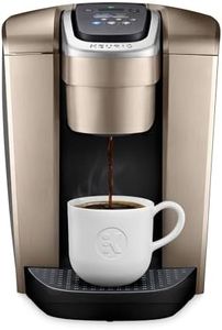 Keurig K-Elite Single Serve K-Cup Pod Coffee Maker, with Strength and Temperature Control, Iced Coffee Capability, 8 to 12oz Brew Size, Programmable, Brushed Gold