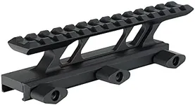 ohhunt Picatinny Riser 1.1 inch Rail Riser Cantilever Design Thumb Tightening Style Black