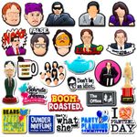 Lovelitlesix 25Pcs Funny Shoe Decoration Charms for Sandals Decoration TV Show Charms, Non-Precious Metal, No Gemstone