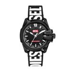 Diesel Baby Chief Solar-Powered Three-Hand Analog Men's Watch, Color: Black (Model: DZ4653)