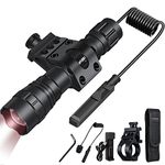 DARKBEAM Infrared Torch ir 850nm Night Vision Light Flashlight LED Rechargeable Mini, ir Illuminator with Long Range & High Power, Focus Adjustable for Hunting, Observation, Search, with Mount