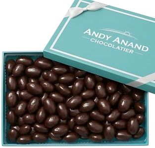 Andy Anand Chocolate Vegan Dark Chocolate Almonds, Sugar-Free & Guilt-Free, Deliciously Crafted, Perfect for Diabetics - 1 Lb