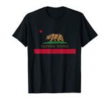 Vintage 1846 California Bear Republic State Flag T-Shirt